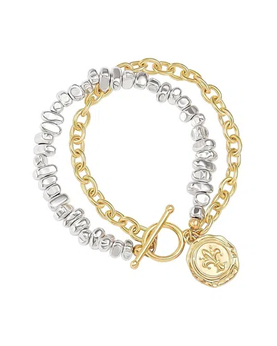 Liv Oliver 18k Charm Bracelet In Multi