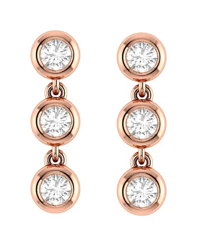 Liv Oliver 18k Cz Earrings In Gold