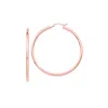 Liv Oliver 18k Gold Hoop Earrings In Pink