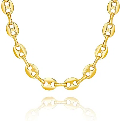 Liv Oliver 18k Gold Italian Link Necklace