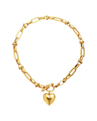 Liv Oliver 18k Gold Plated Toggle Necklace In No Color