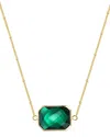 Liv Oliver 18k Plated 0.30 Ct. Tw. Pink Sapphire Heart Necklace In Gold