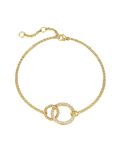 Liv Oliver 18k Plated 0.40 Ct. Tw. Cz Bracelet In Gold