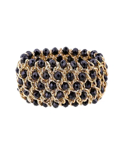 Liv Oliver 18k Plated 18.75 Ct. Tw. Cz Bracelet In Transparent