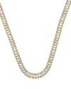 Liv Oliver 18k Plated 19.75 Ct. Tw. Cz Necklace In Gold