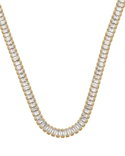LIV OLIVER LIV OLIVER 18K PLATED 19.75 CT. TW. CZ NECKLACE