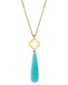 Liv Oliver 18k Plated 22.20 Ct. Tw. Smokey Quartz Faceted Necklace In Gold