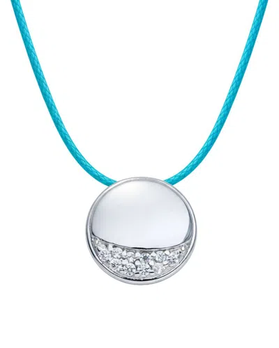 Liv Oliver 18k Plated 2.75 Ct. Tw. Carnelian Oval Necklace In Blue