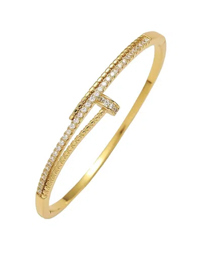 Liv Oliver 18k Plated Bracelet In White