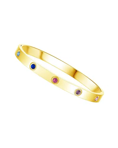 Liv Oliver 18k Plated Cz Bracelet In Gold