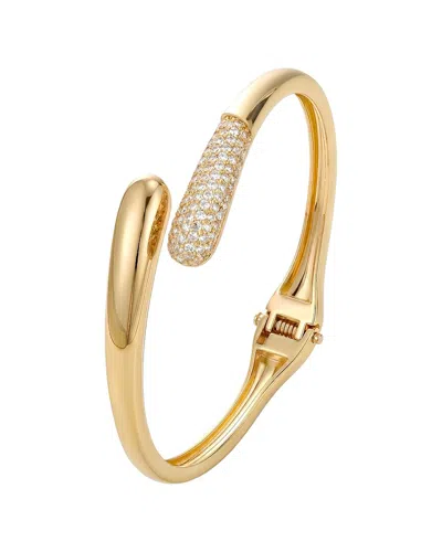 Liv Oliver 18k Plated Cz Bracelet In Gold