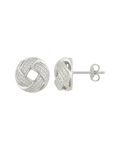 Liv Oliver 18k Plated Cz Earrings In Metallic