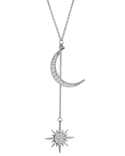 Liv Oliver 18k Plated Cz Necklace In No Color