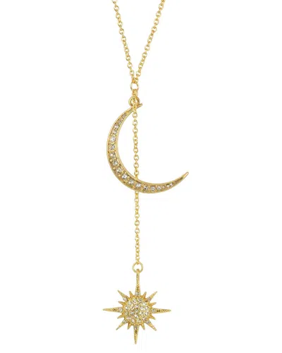 Liv Oliver 18k Plated Cz Necklace In No Color