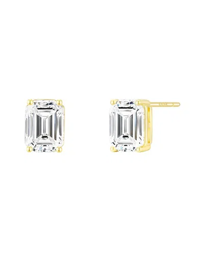 Liv Oliver 18k Plated Cz Studs In White