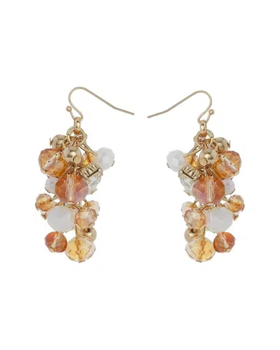 Liv Oliver 18k Plated Earrings In Multi