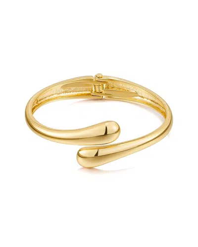 Liv Oliver 18k Plated Modern Bangle Bracelet In Gold