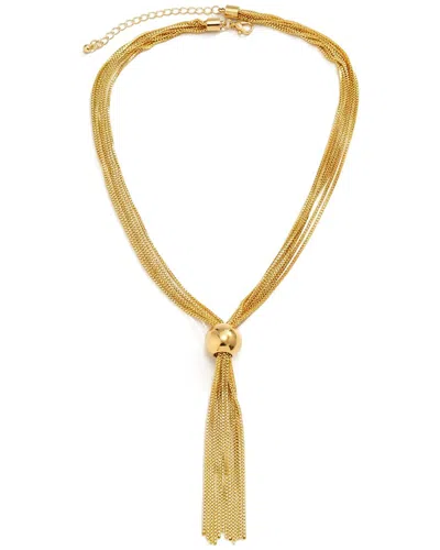 Liv Oliver 18k Plated Necklace In Gold