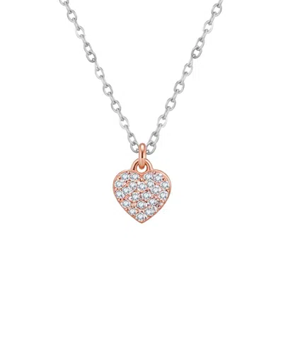 Liv Oliver 18k Plated Necklace In Transparent