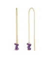 Liv Oliver 18k Plated Polished Snake Cuff Earrings