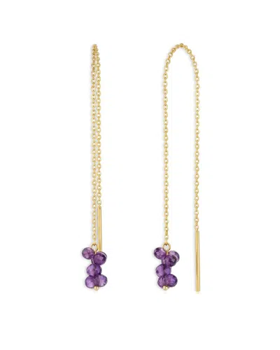 Liv Oliver 18k Plated Polished Snake Cuff Earrings