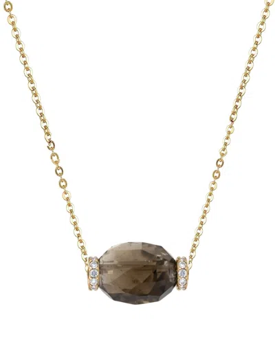Liv Oliver 18k Plated Statement Necklace In Gold