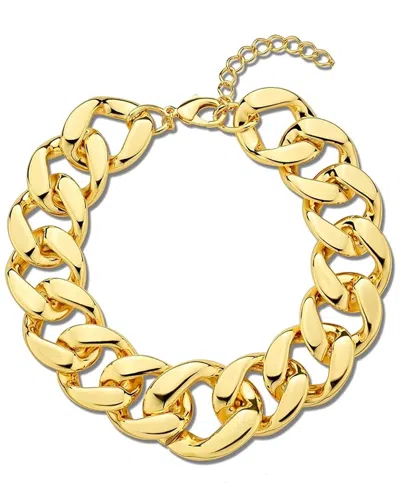 Liv Oliver 18k Plated Statement Necklace In Gold