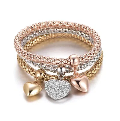 Liv Oliver 18k Plated 0.80 Ct. Tw. Cz Bracelet In Silver
