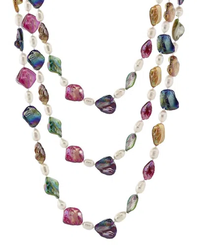 Liv Oliver Pearl Necklace In No Color