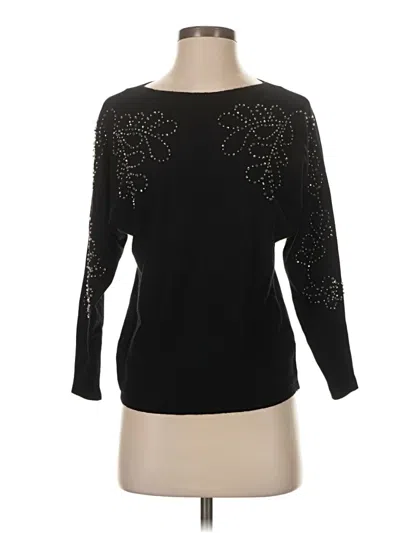 Pre-owned Liv Pullover Sweater In Black