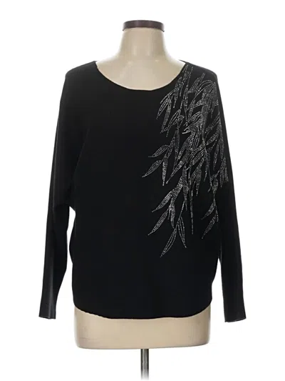 Pre-owned Liv Pullover Sweater In Black