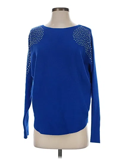Pre-owned Liv Pullover Sweater In Blue
