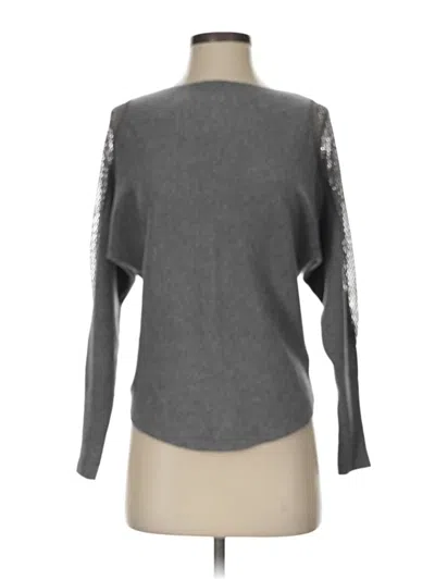 Pre-owned Liv Pullover Sweater In Gray