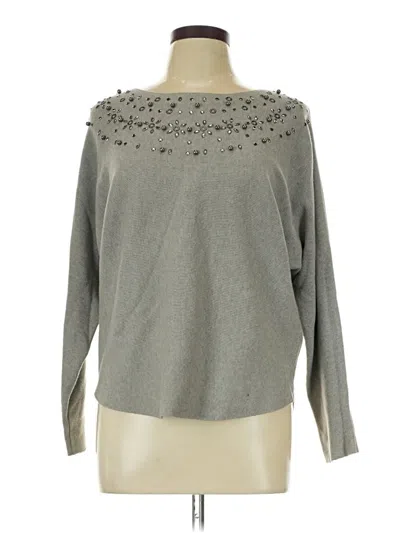 Pre-owned Liv Pullover Sweater In Gray