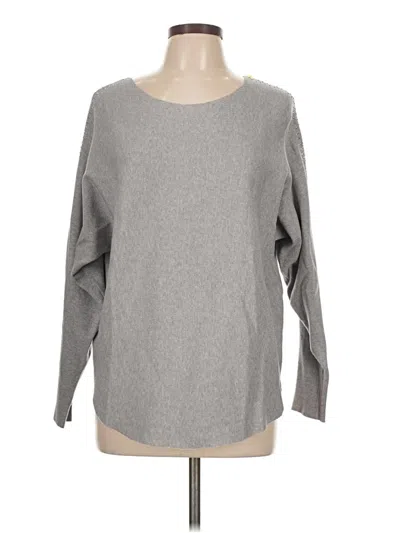 Pre-owned Liv Pullover Sweater In Gray