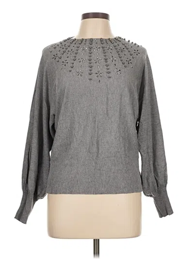 Pre-owned Liv Pullover Sweater In Gray