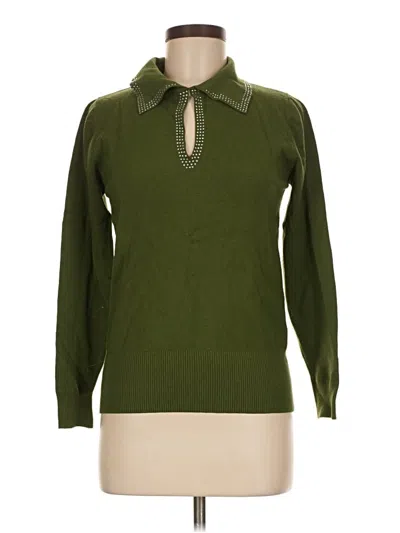 Pre-owned Liv Pullover Sweater In Green