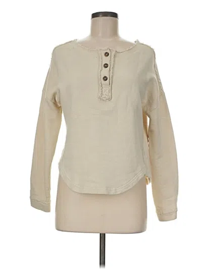 Pre-owned Liv Pullover Sweater In Ivory