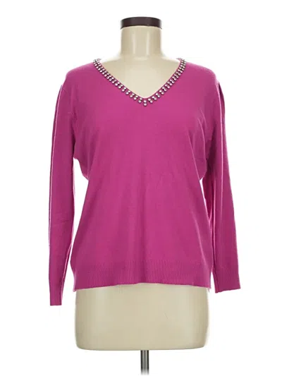 Pre-owned Liv Pullover Sweater In Pink