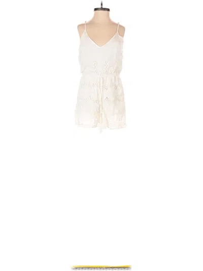 Pre-owned Liv Romper In Ivory