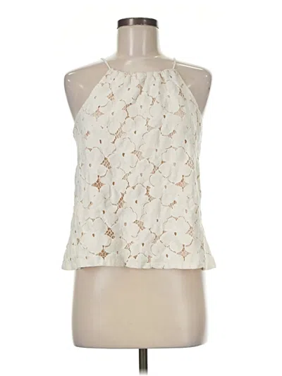Pre-owned Liv Sleeveless Blouse In Ivory