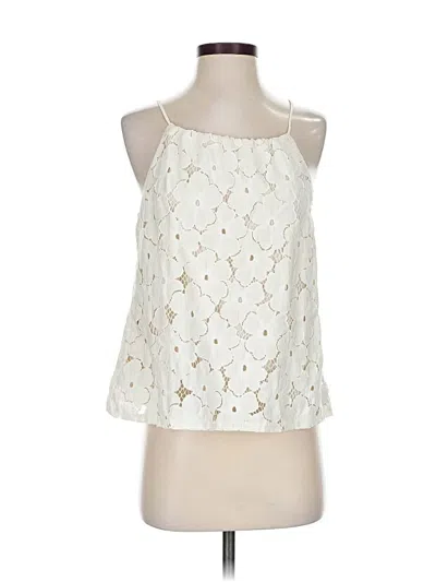 Pre-owned Liv Sleeveless Blouse In White