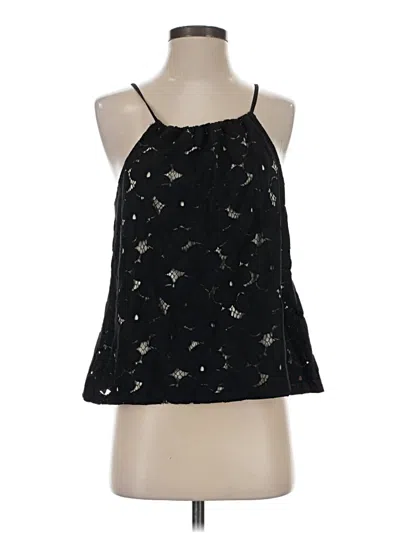 Pre-owned Liv Tank Top Black Halter Neckline Tops