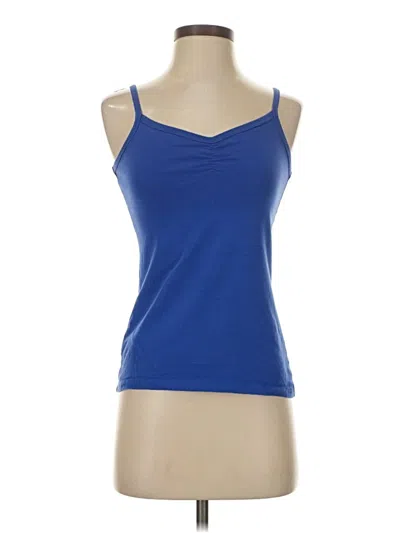 Pre-owned Liv Tank Top Blue Strapless Neckline Tops