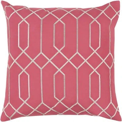 Livabliss 100% Linen Throw Pillow Cover In Pink\gray
