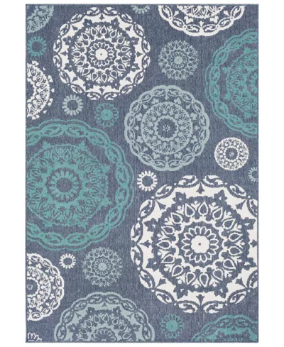 Livabliss Alfresco Alf-9666 8'9" X 12'9" Area Rug, Indoor/outdoor In Blue
