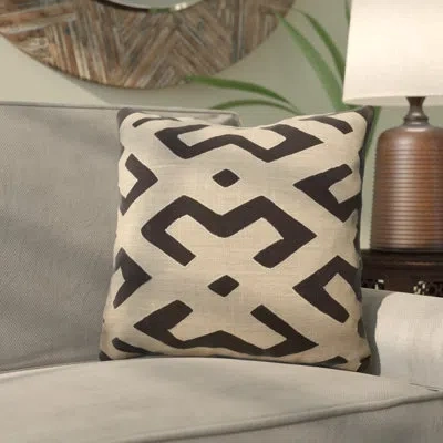 Livabliss Alona Down Geometric Throw Pillow
