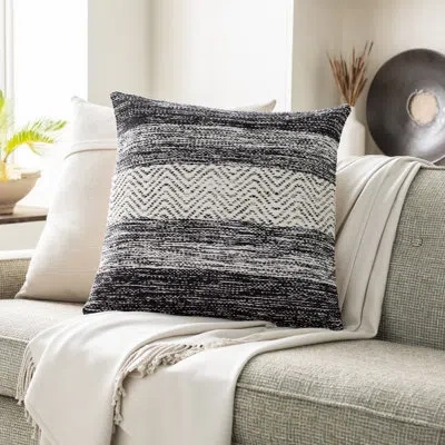 Livabliss Ampelia Accent Throw Pillow Cover In Beige,black,pillow Cover Only - No Insert