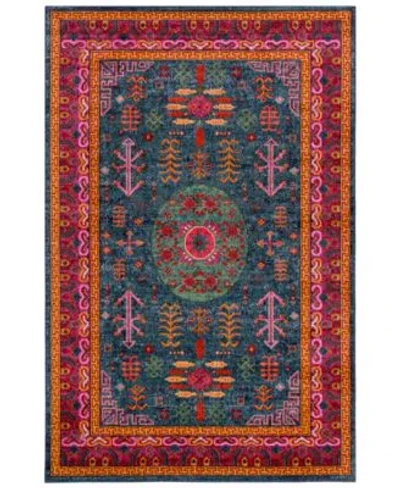 Livabliss Anika Ani 1005 Teal Area Rug Collection In Green