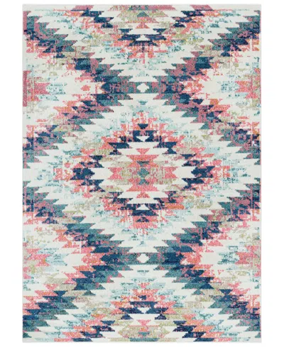 Livabliss Anika Ani-1027 White 6'7" X 9' Area Rug In Multi